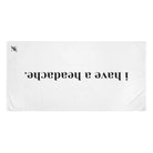 I Have a Headache. | Mix & Match Naughty XL Fun-Flirty Lovers’ Towels