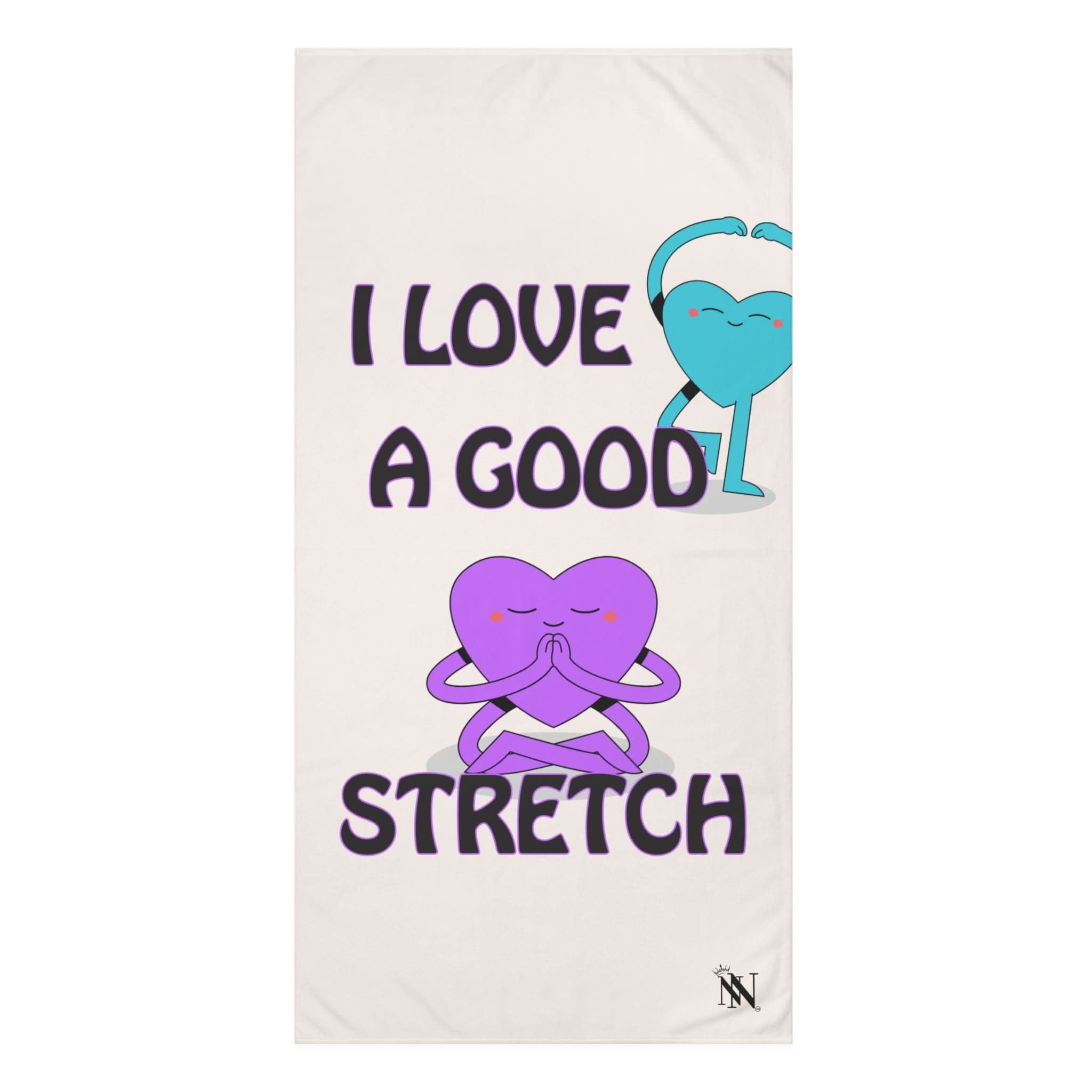 I Love a Good Stretch | Mix & Match Naughty XL Fun-Flirty Lovers’ Towels
