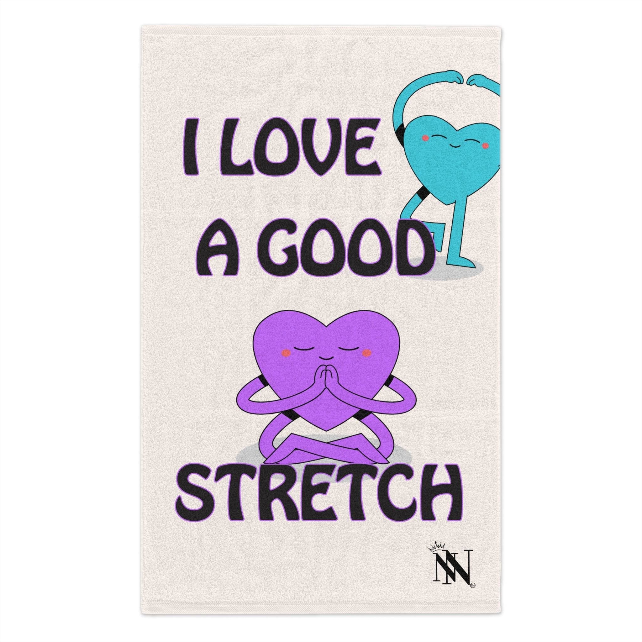 I Love a Good Stretch | Mix & Match Soft Fun-Flirty Lovers’ Towels