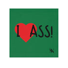 I Love Ass! Green | Mix & Match Fun-Flirty Lovers’ Towels