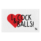 I Love Cock & Balls! | Mix & Match Soft Fun-Flirty Lovers’ Towels