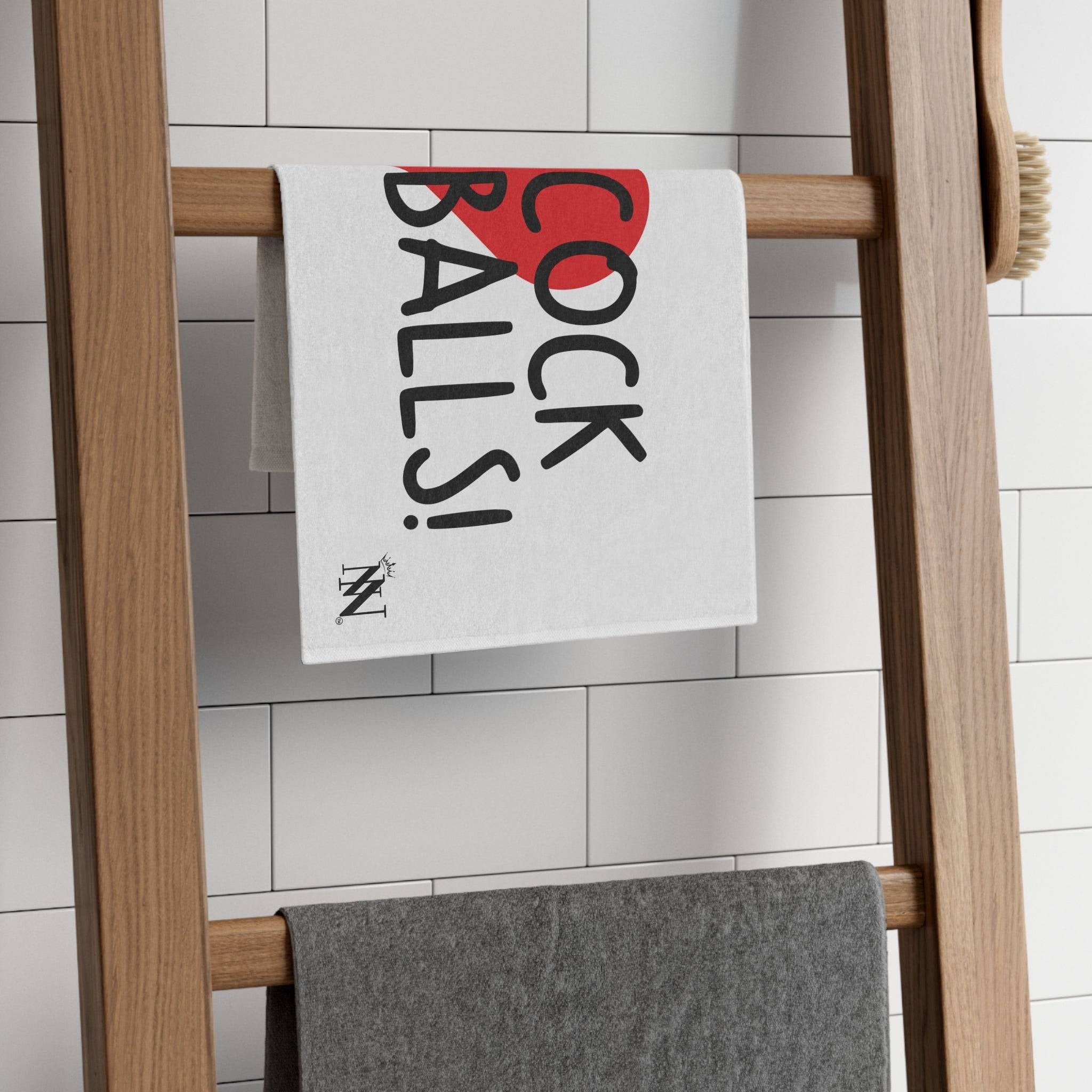 I Love Cock & Balls! | Mix & Match Soft Fun-Flirty Lovers’ Towels