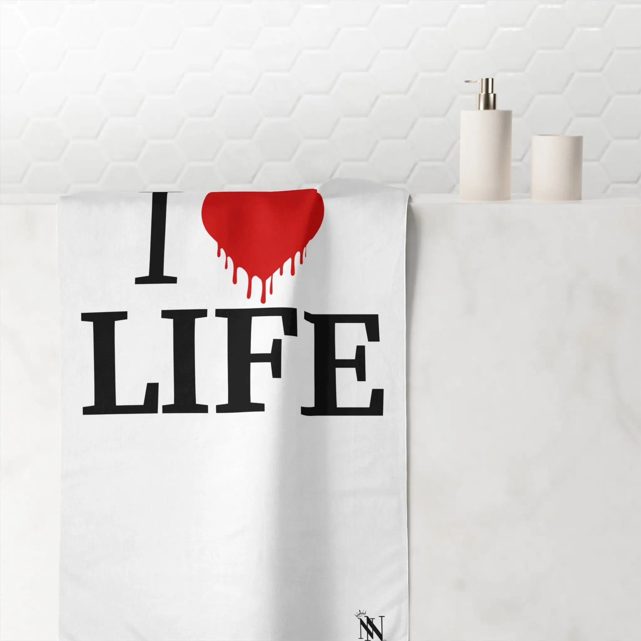 I Love Dripping Life | Mix & Match XL Fun-Flirty Lovers’ Towels
