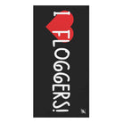 I Love Floggers! Black | Mix & Match XL Fun-Flirty Lovers’ Towels