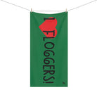 I Love Floggers! Green | Mix & Match XL Fun-Flirty Lovers’ Towels