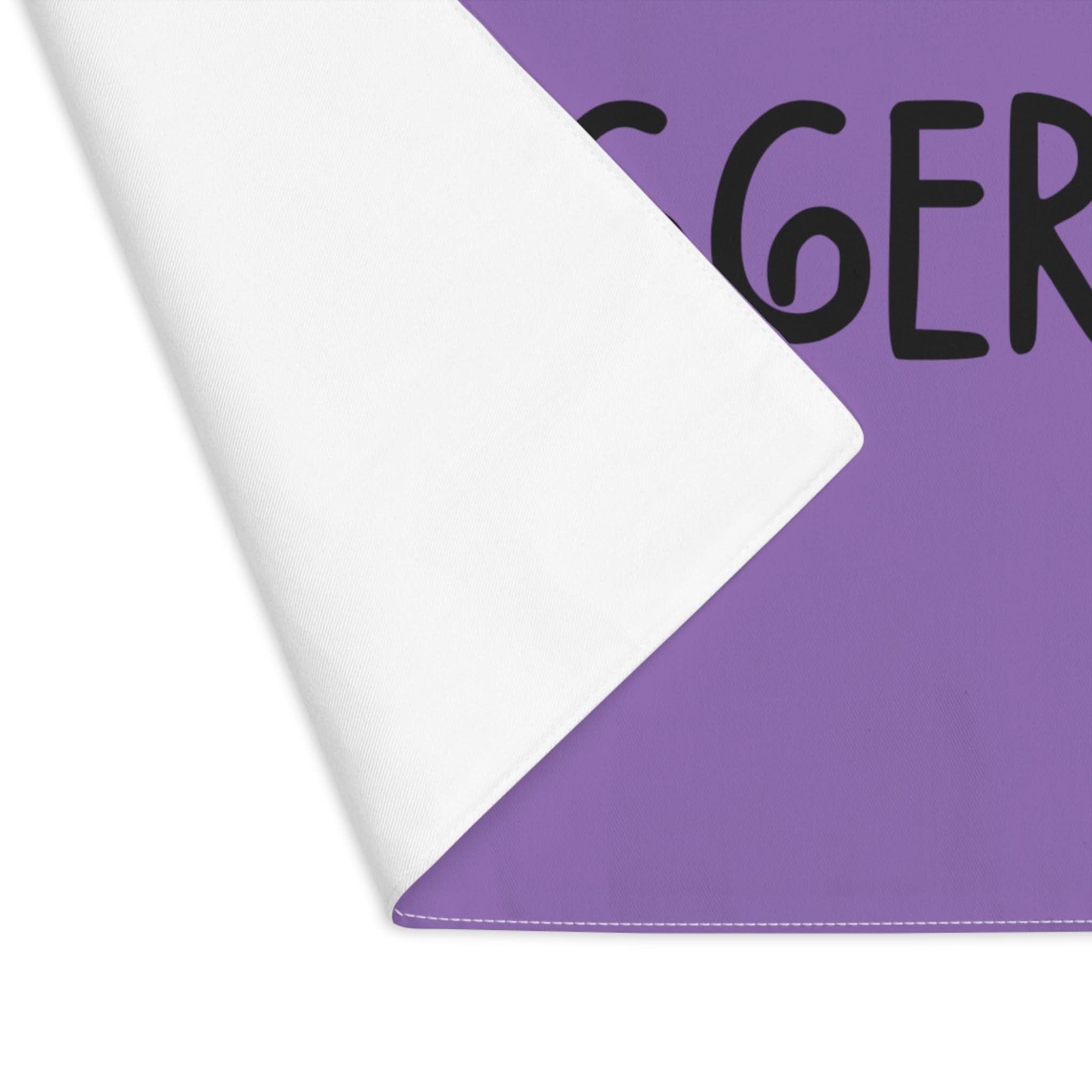 I Love Floggers Lavendar | Mix & Match Playful Fun-Flirty Lovers’ Toy Mats