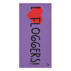 I Love Floggers! Lavendar | Mix & Match XL Fun-Flirty Lovers’ Towels
