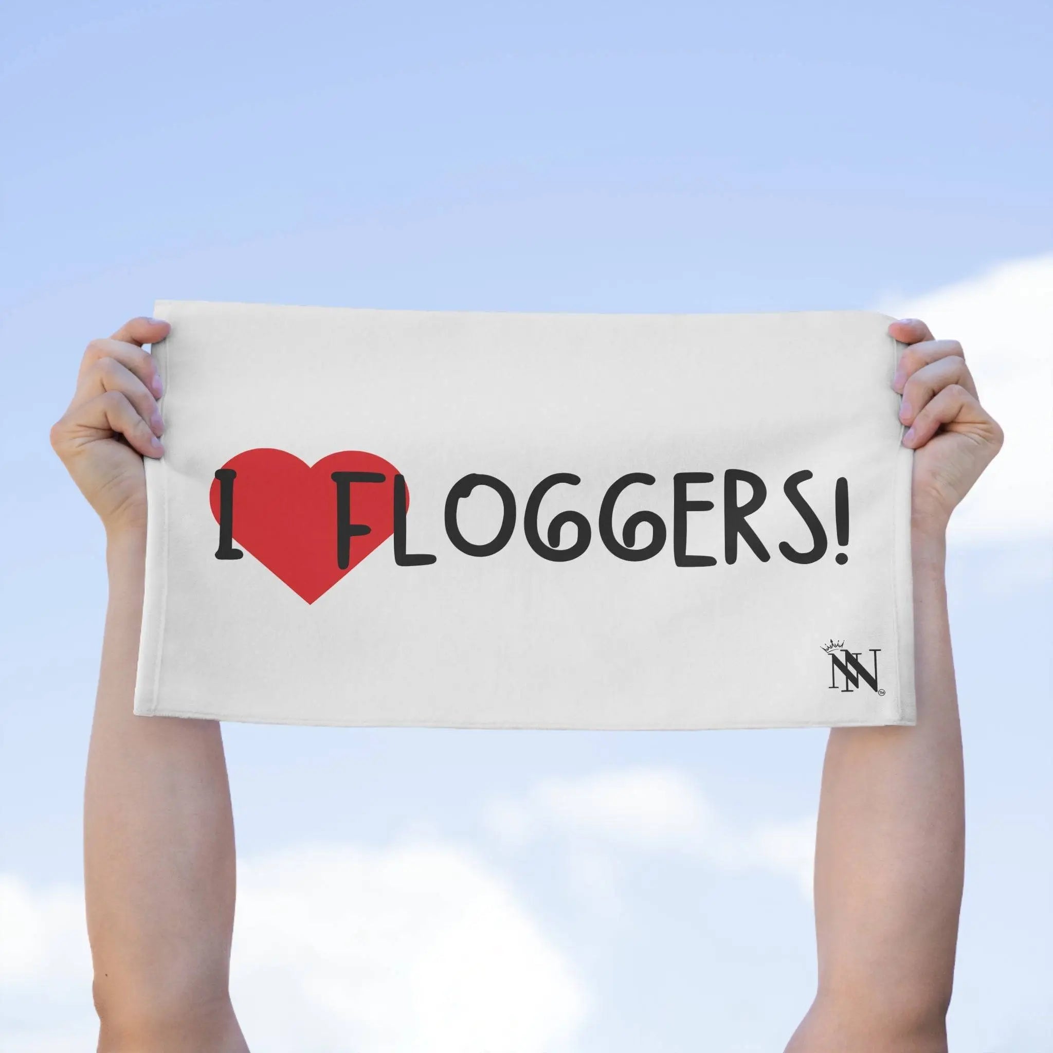 I Love Floggers! | Mix & Match Soft Fun-Flirty Lovers’ Towels
