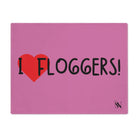 I Love Floggers Pink | Mix & Match Playful Fun-Flirty Lovers’ Toy Mats