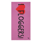 I Love Floggers! Pink | Mix & Match XL Fun-Flirty Lovers’ Towels