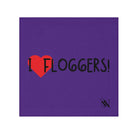 I Love Floggers Purple | Mix & Match Lils’ Fun-Flirty Lovers’ Towels
