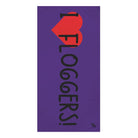 I Love Floggers! Purple | Mix & Match XL Fun-Flirty Lovers’ Towels