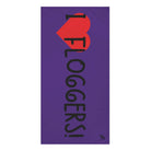I Love Floggers! Purple | Mix & Match XL Fun-Flirty Lovers’ Towels
