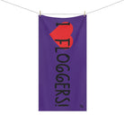 I Love Floggers! Purple | Mix & Match XL Fun-Flirty Lovers’ Towels