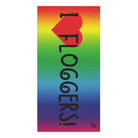 I Love Floggers! Rainbow | Mix & Match Naughty XL Fun-Flirty Lovers’ Towels