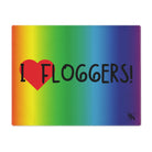 I Love Floggers Rainbow | Mix & Match Playful Fun-Flirty Lovers’ Toy Mats