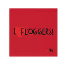 I Love Floggers Red | Mix & Match Lils’ Fun-Flirty Lovers’ Towels