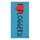 I Love Floggers! Teal | Mix & Match XL Fun-Flirty Lovers’ Towels