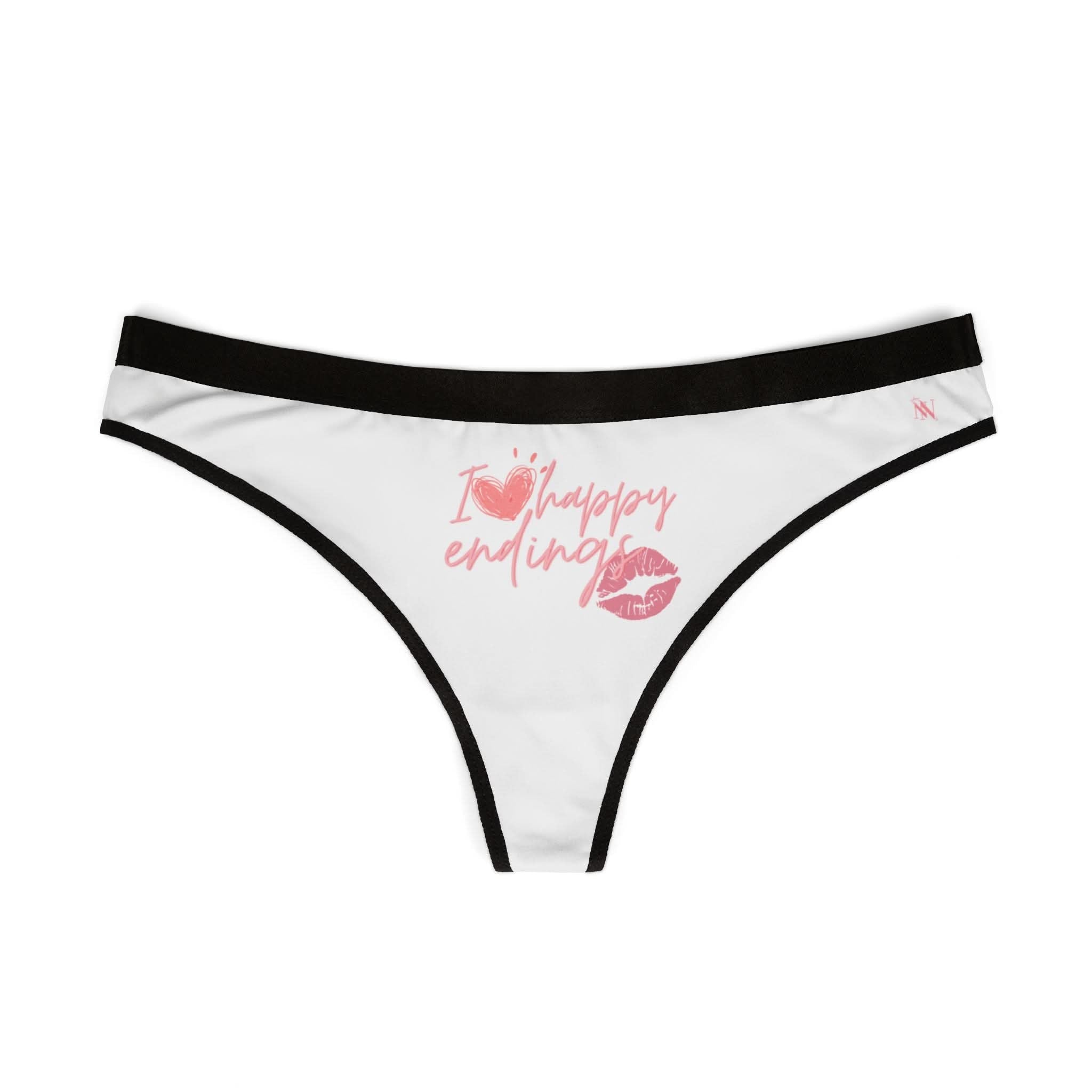 I Love Happy Endings | Mix & Match Women’s Fun-Flirty Lovers’ Thongs