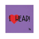 I Love Head! Lavendar | Mix & Match Lils’ Fun-Flirty Lovers’ Towels