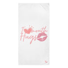 I Love Mouth Hugs | Mix & Match Naughty XL Fun-Flirty Lovers’ Towels