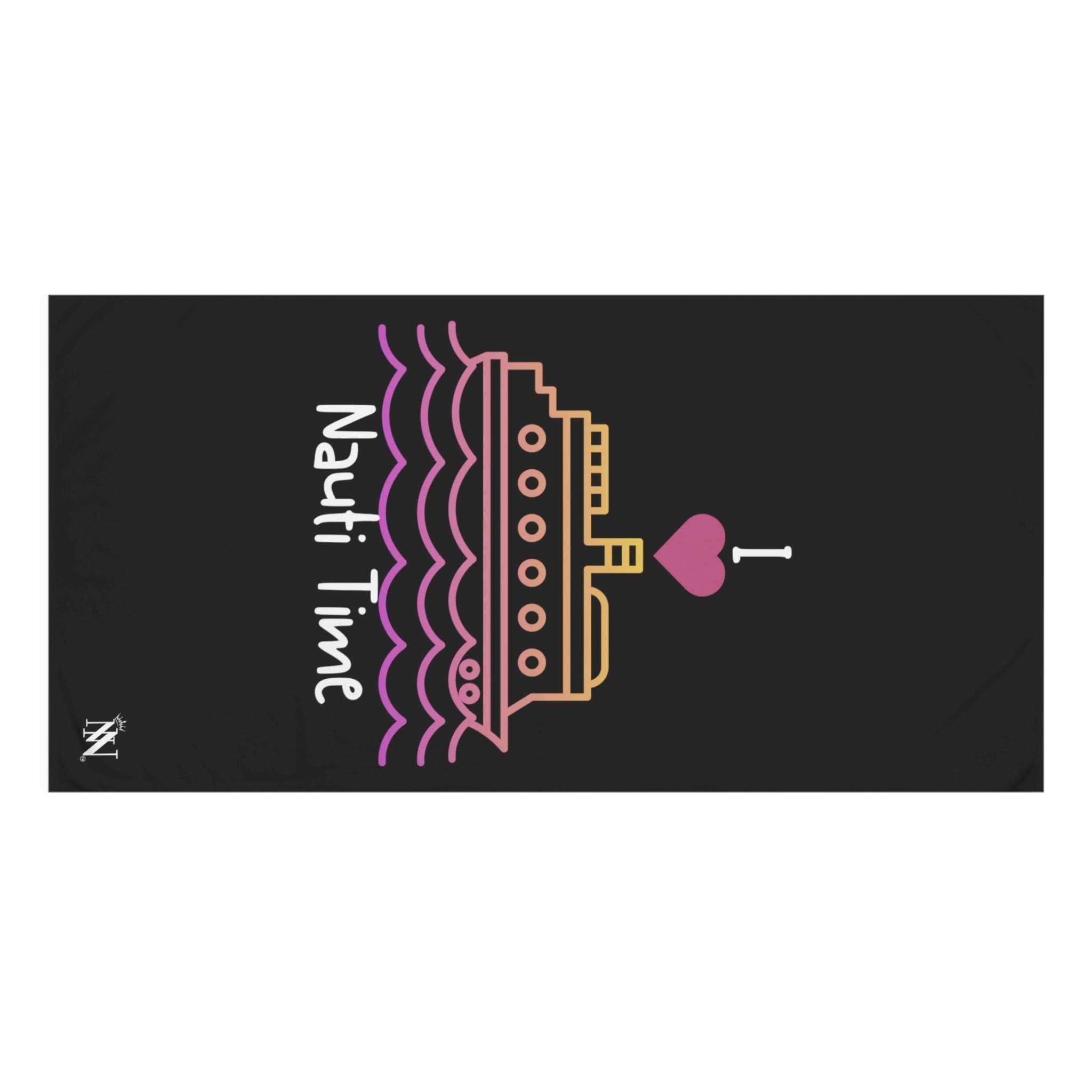 I Love Nauti Time Black | Mix & Match XL Fun-Flirty Lovers’ Towels