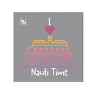 I Love Nauti Time Grey | Mix & Match Lils’ Fun-Flirty Lovers’ Towels
