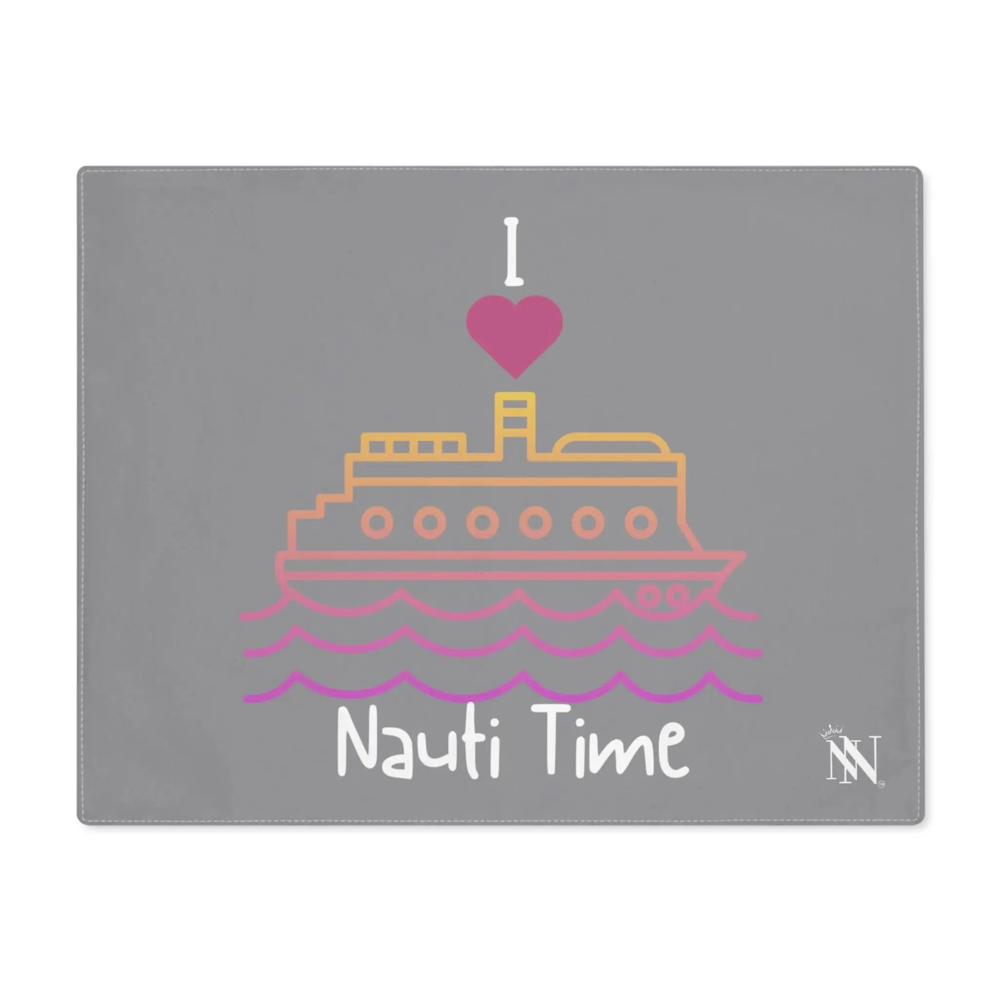 I Love Nauti Time Grey | Mix & Match Playful Fun-Flirty Lovers’ Toy Mats
