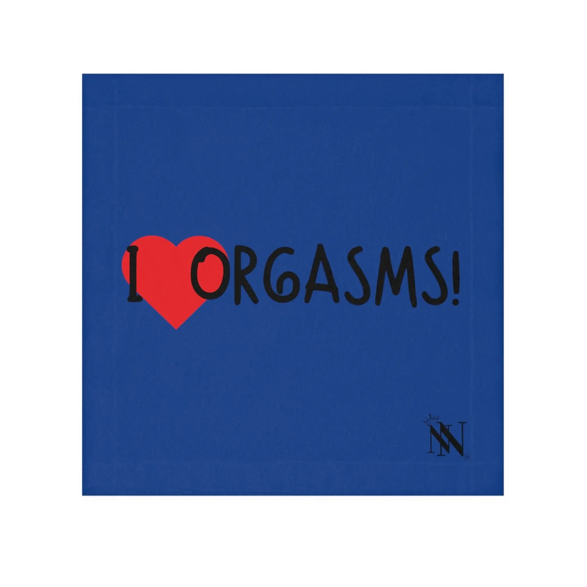 I Love Orgasms! Blue | Mix & Match Lils’ Fun-Flirty Lovers’ Towels
