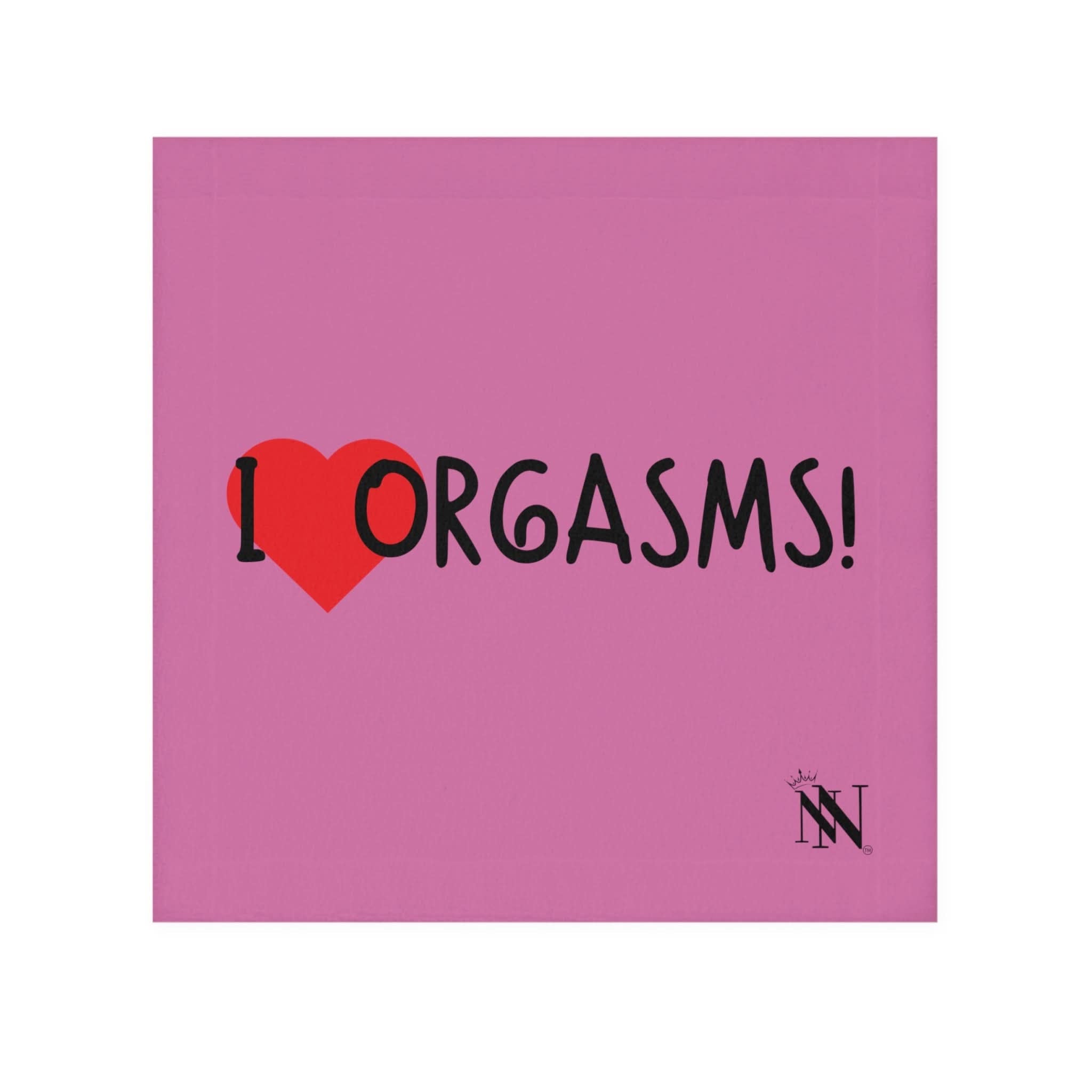I Love Orgasms! Pink | Mix & Match Lils’ Fun-Flirty Lovers’ Towels