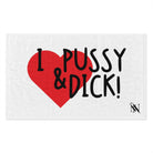 I Love Pussy & Dick! | Mix & Match Soft Fun-Flirty Lovers’ Towels
