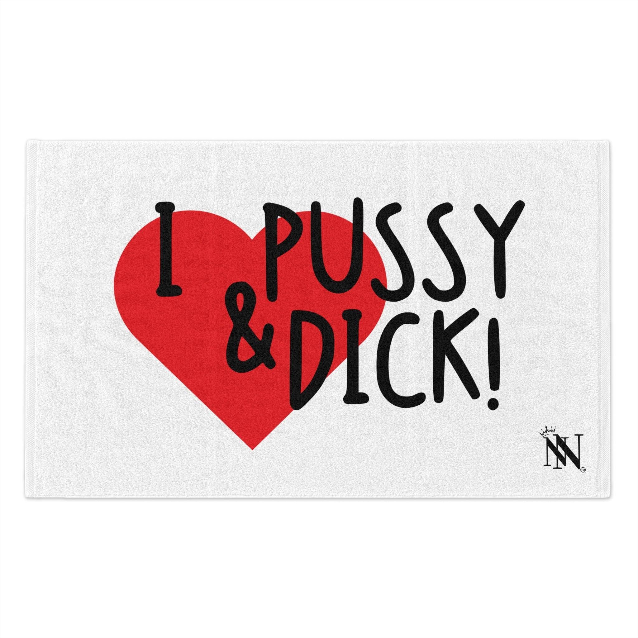 I Love Pussy & Dick! | Mix & Match Soft Fun-Flirty Lovers’ Towels