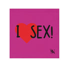 I Love Sex! Fuscia | Mix & Match Lils’ Fun-Flirty Lovers’ Towels