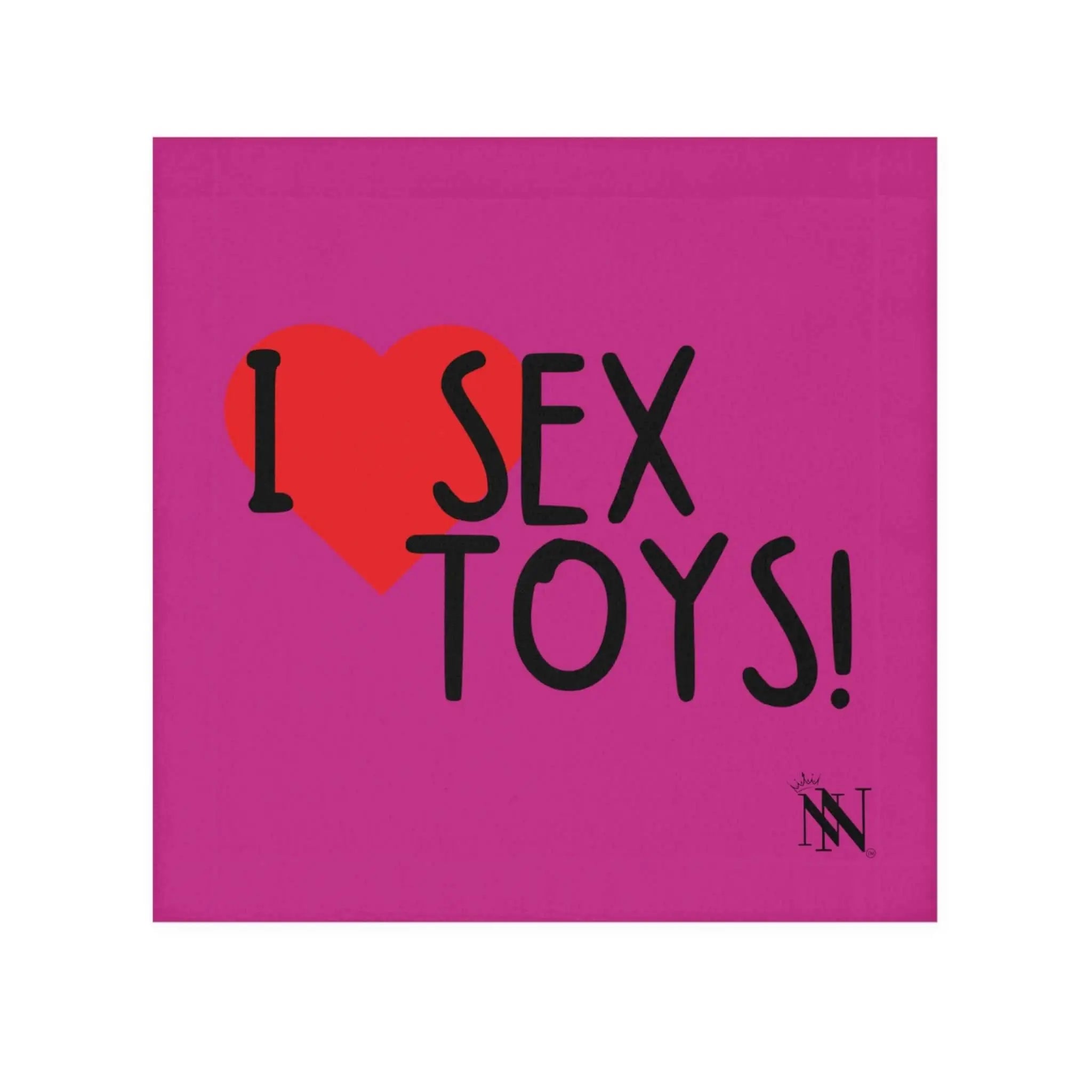 I Love Sex Toys Fuscia | Mix & Match Lils’ Fun-Flirty Lovers’ Towels