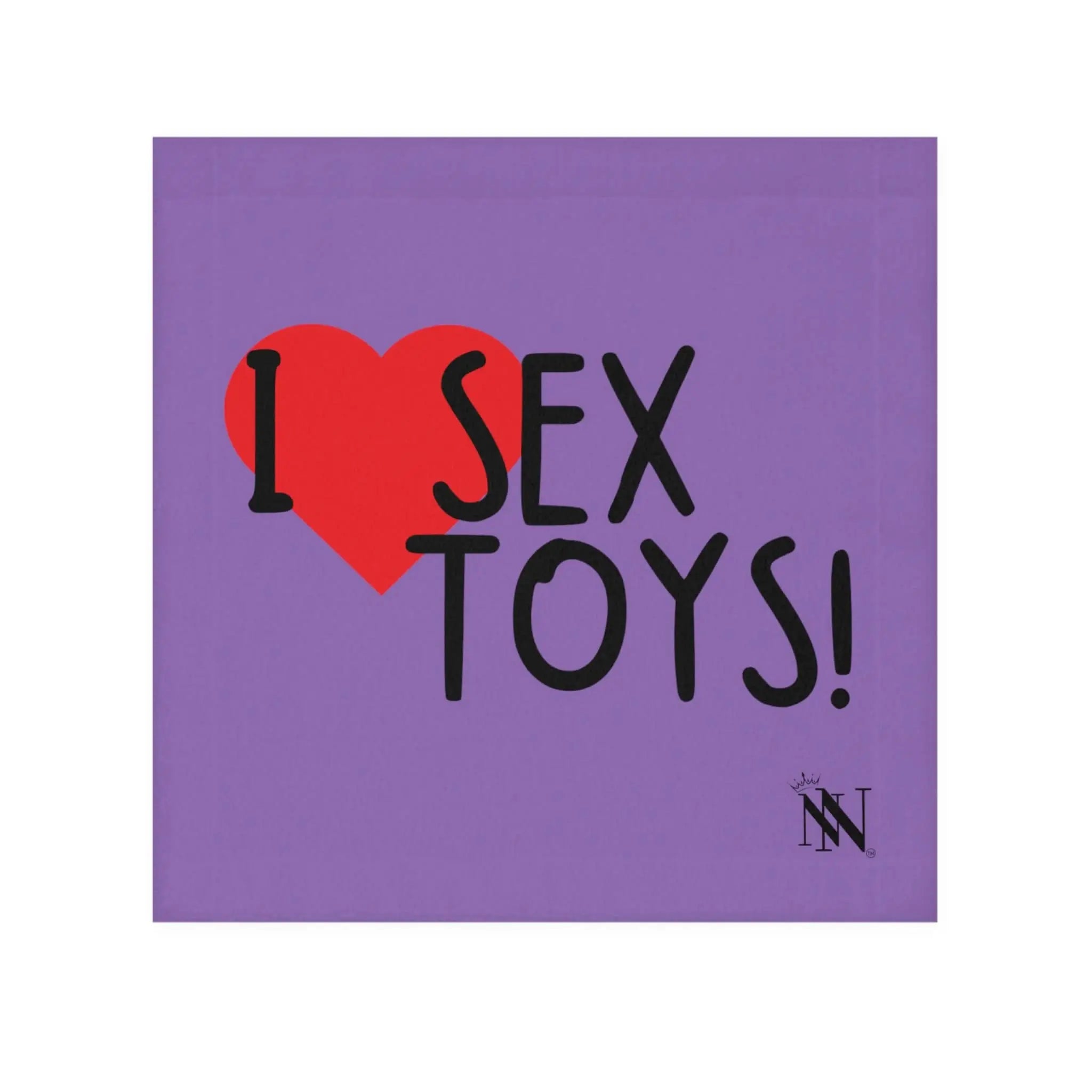 I Love Sex Toys Lavendar | Mix & Match Lils’ Fun-Flirty Lovers’ Towels