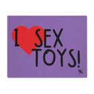 I Love Sex Toys! Lavendar | Mix & Match Playful Fun-Flirty Lovers’ Toy Mats