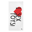 I Love Sex Toys! | Mix & Match Naughty XL Fun-Flirty Lovers’ Towels