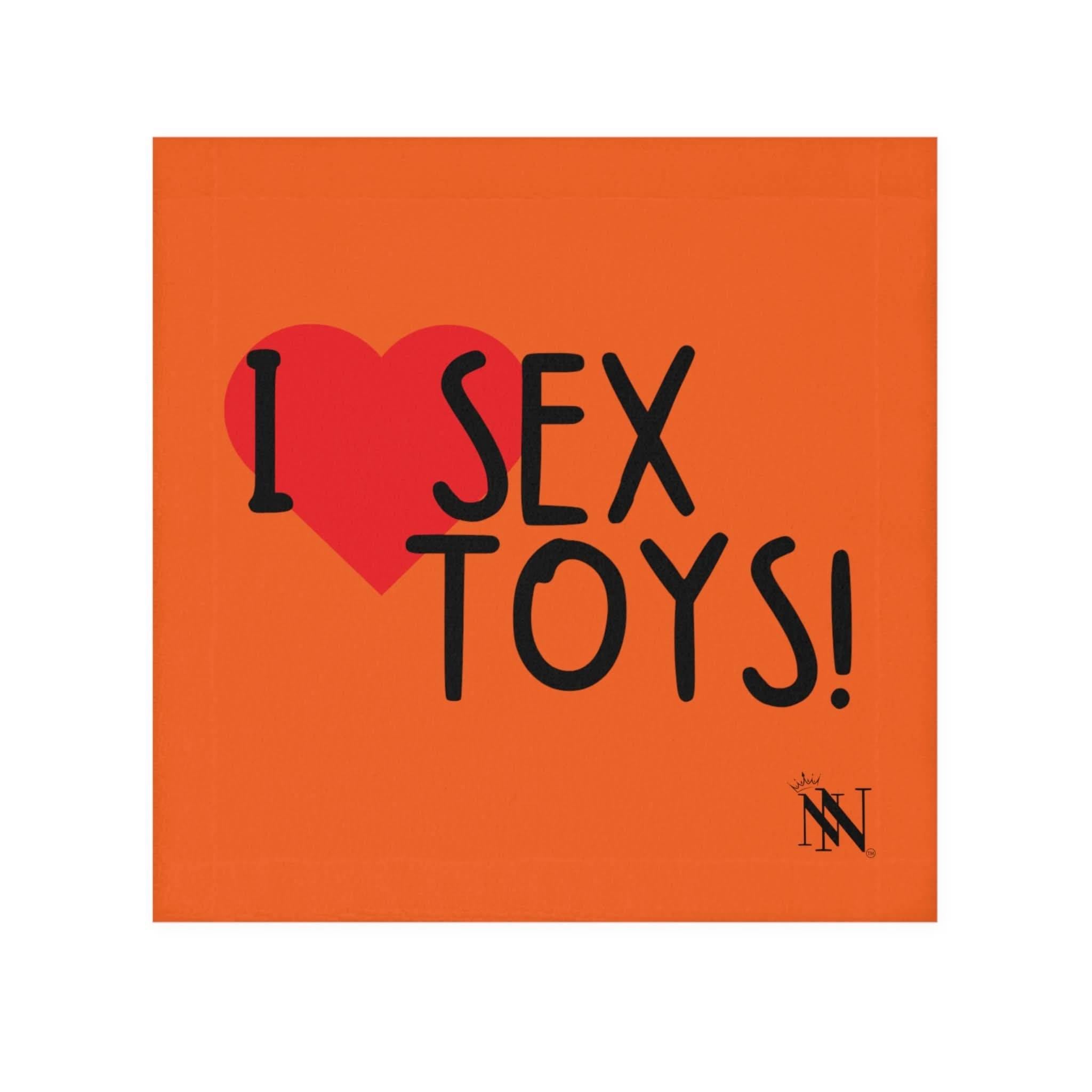 I Love Sex Toys Orange | Mix & Match Lils’ Fun-Flirty Lovers’ Towels