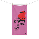 I Love Sex Toys! Pink | Mix & Match XL Fun-Flirty Lovers’ Towels