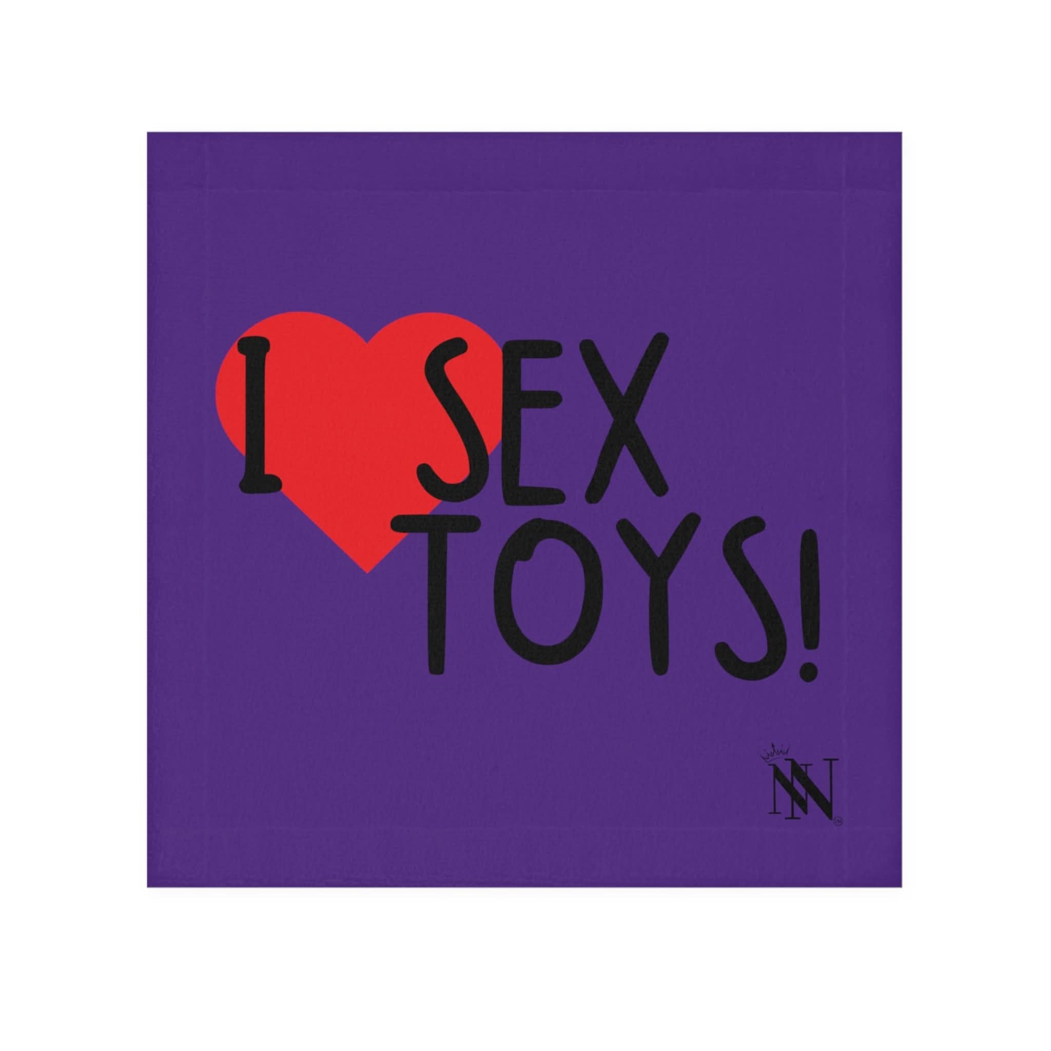 I Love Sex Toys Purple | Mix & Match Lils’ Fun-Flirty Lovers’ Towels