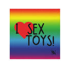 I Love Sex Toys Rainbow | Mix & Match Lils’ Fun-Flirty Lovers’ Towels