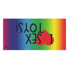 I Love Sex Toys! Rainbow | Mix & Match Naughty XL Fun-Flirty Lovers’ Towels