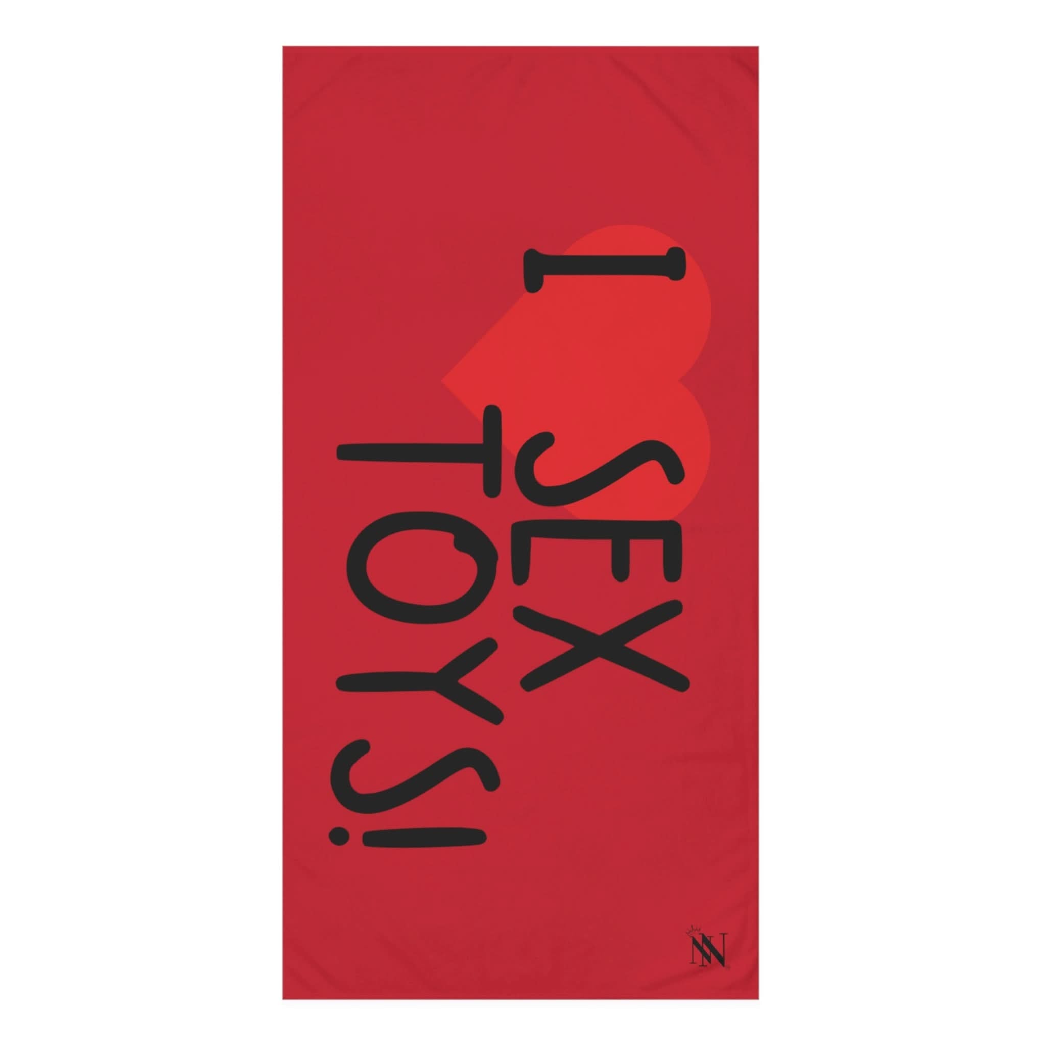 I Love Sex Toys! Red | Mix & Match XL Fun-Flirty Lovers’ Towels