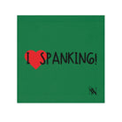 I Love Spanking! Green | Mix & Match Lils’ Fun-Flirty Lovers’ Towels