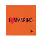 I Love Spanking! Orange | Mix & Match Lils’ Fun-Flirty Lovers’ Towels