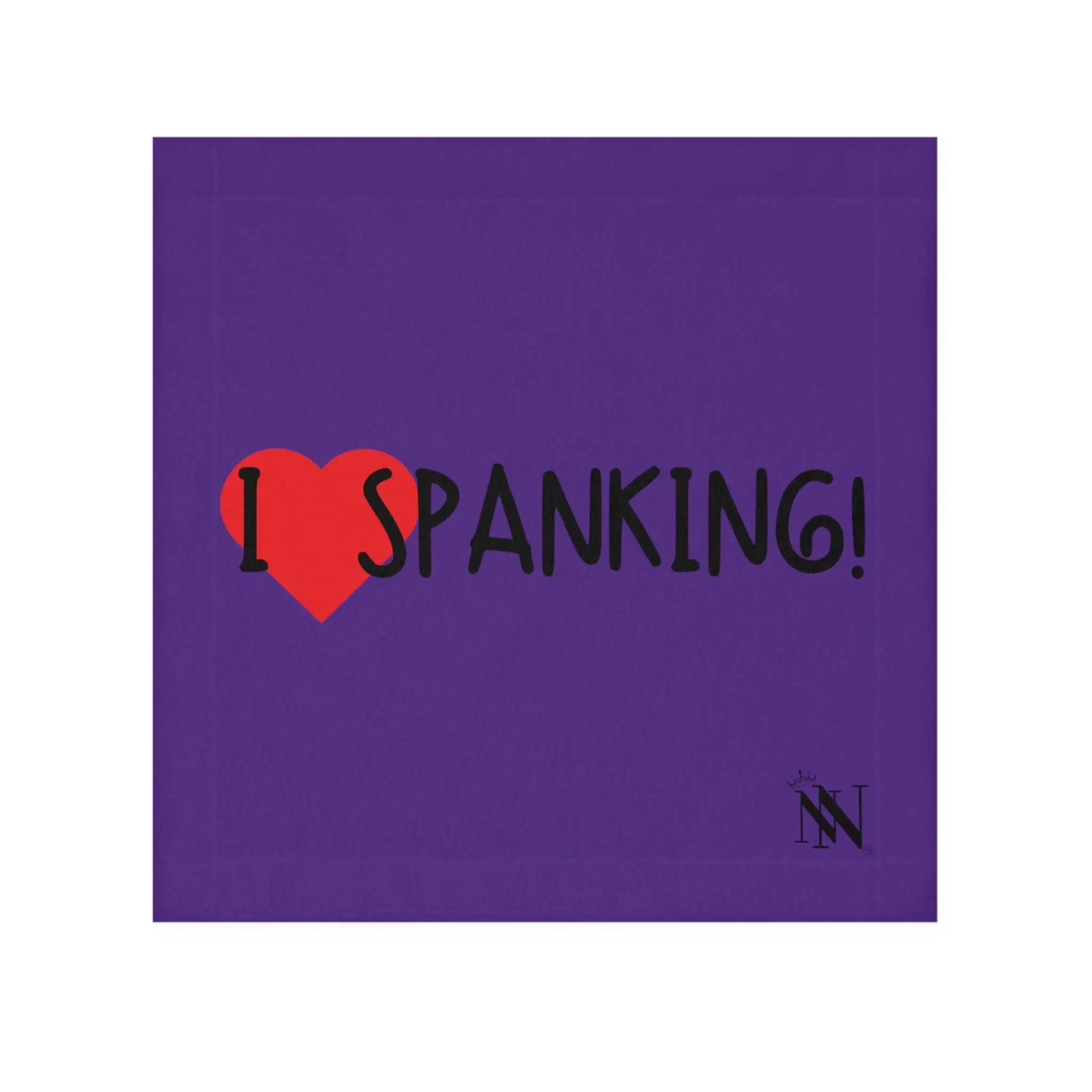 I Love Spanking! Purple | Mix & Match Lils’ Fun-Flirty Lovers’ Towels