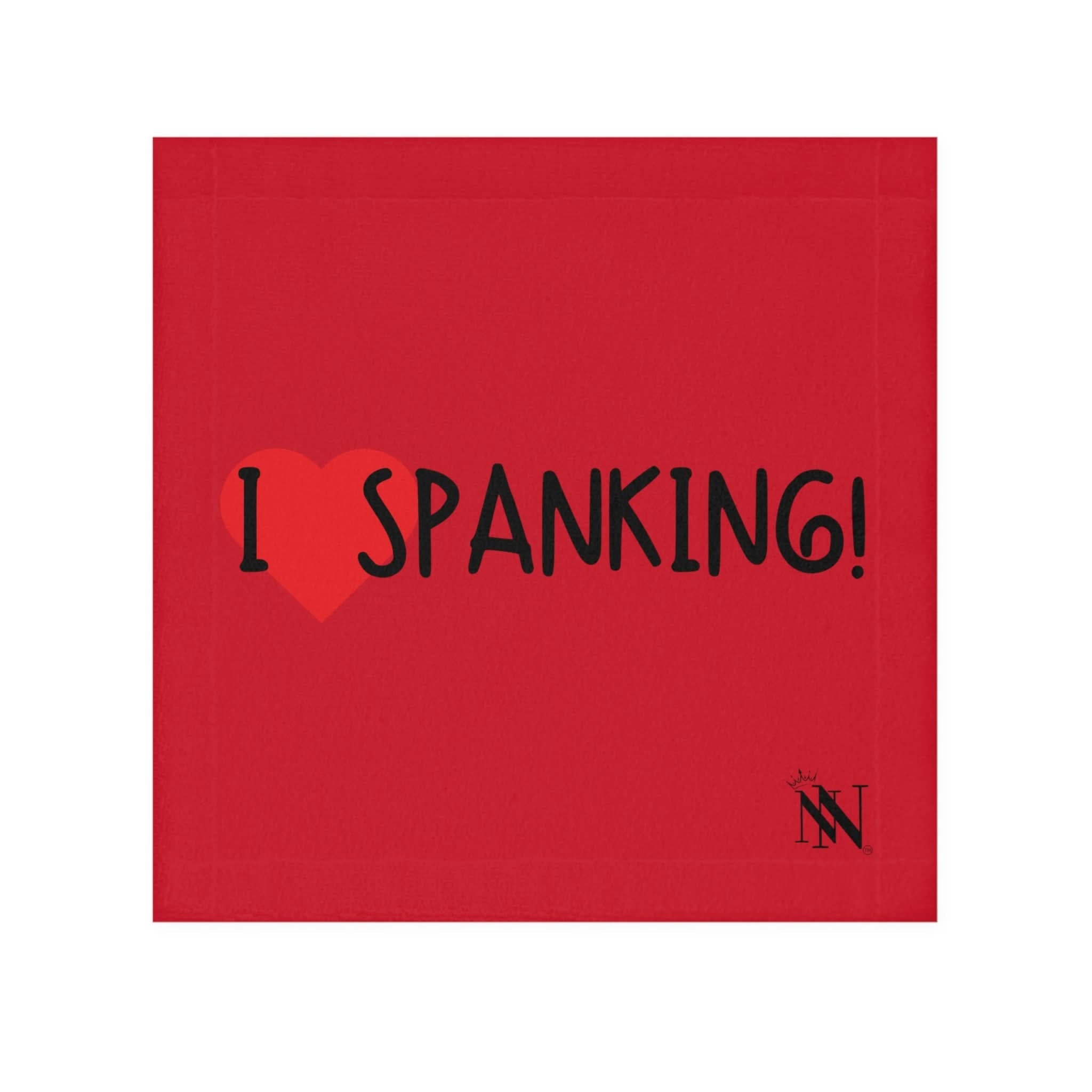 I Love Spanking! Red | Mix & Match Lils’ Fun-Flirty Lovers’ Towels