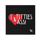 I Love Titties & Ass! Black | Mix & Match Lils’ Fun-Flirty Lovers’ Towels