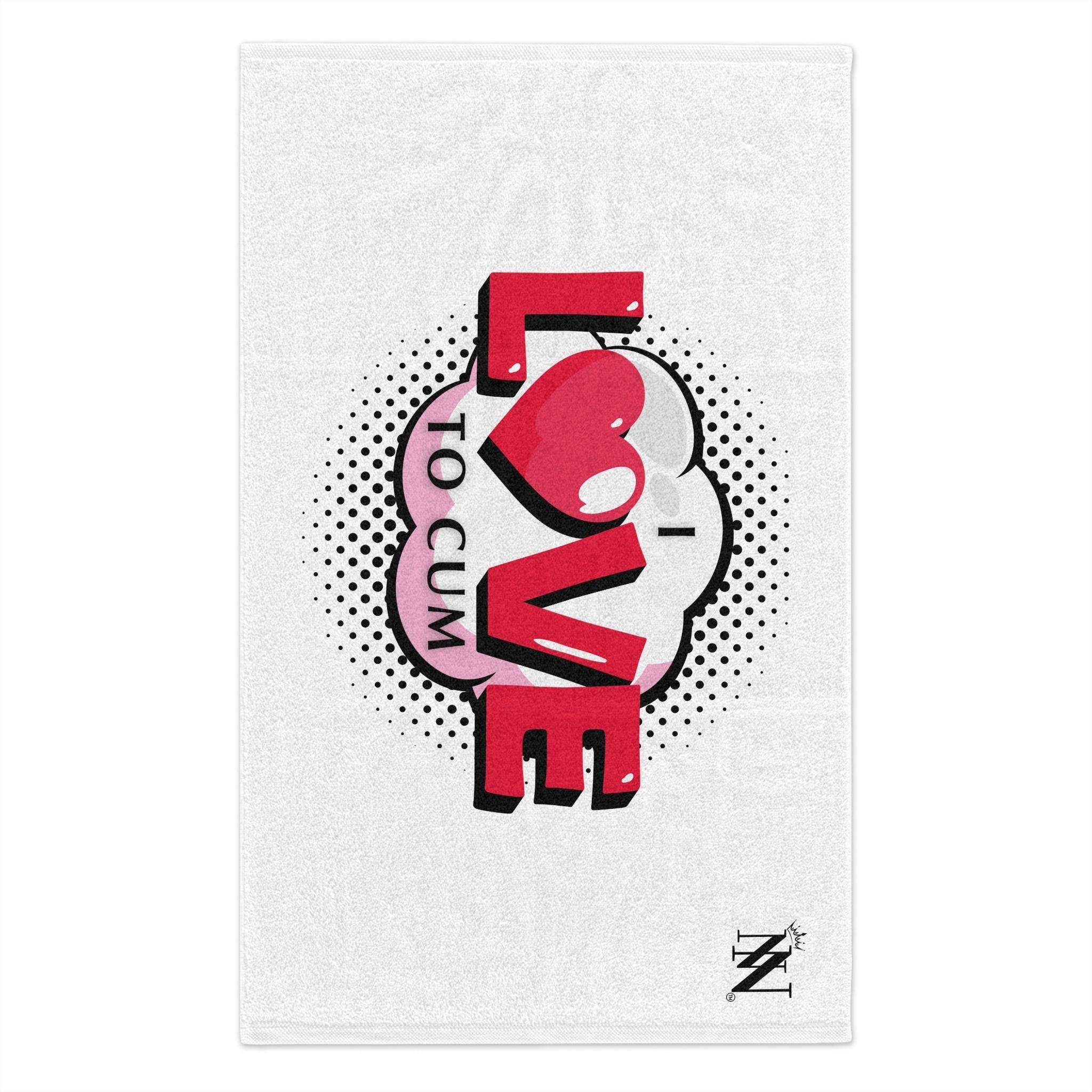 I Love to Cum | Mix & Match Soft Fun-Flirty Lovers’ Towels