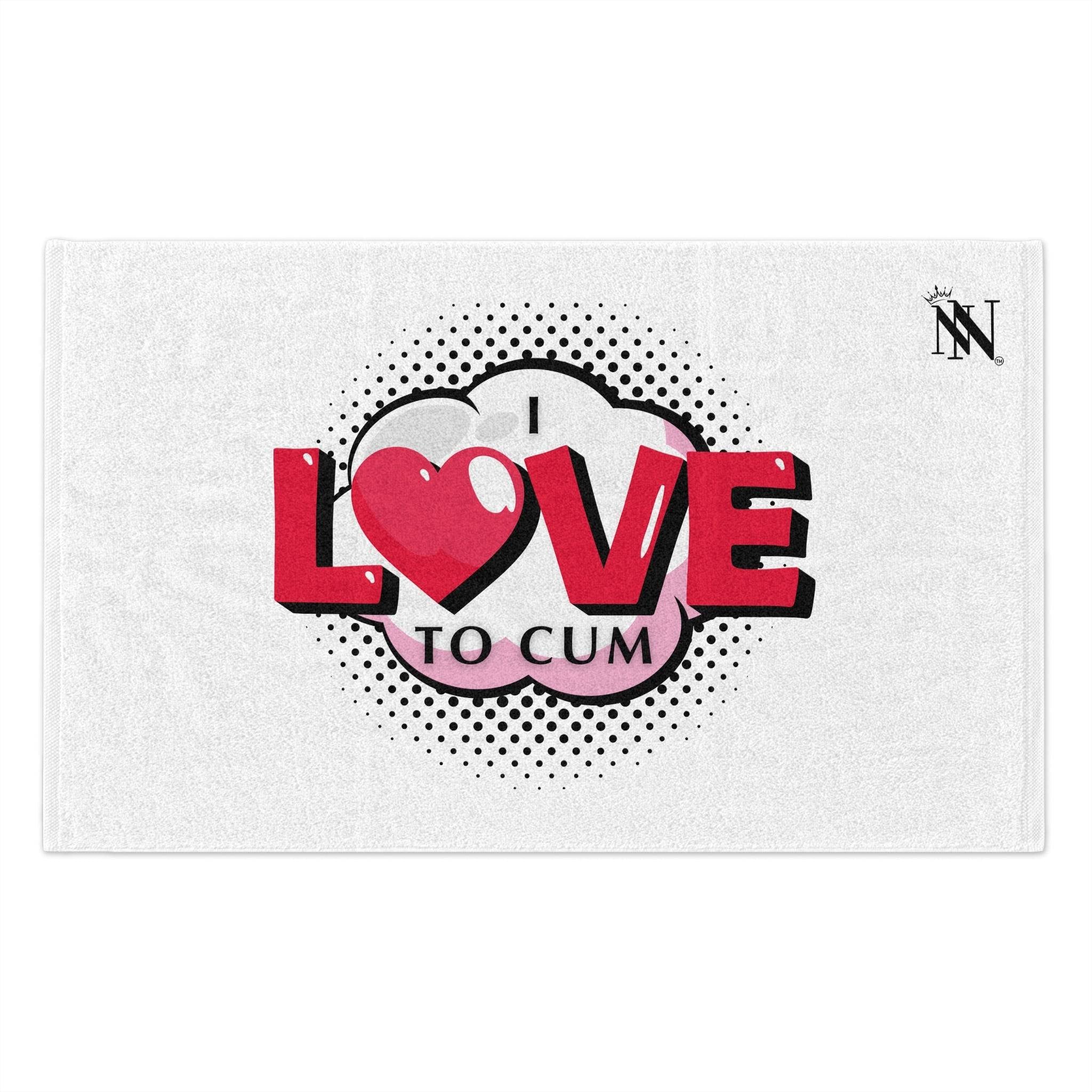 I Love to Cum | Mix & Match Soft Fun-Flirty Lovers’ Towels